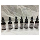7 Herbal Tincture Bottles