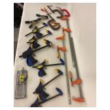 Clamps and Drywall Tool Set
