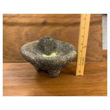 Vintage Lava Rock Mortar & Pestle