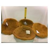 4 Coco Fiber Planter Liners