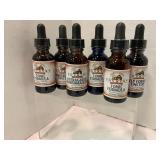 Herbal Tinctures in Glass Bottles