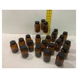 22 Amber 120 cc Bottles with Lids