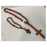 Clay Rosaries with Crosses