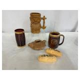 Ceramic Mugs, Bird Vase, Idaho Shakers