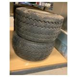 Four 13x5.00-6 Tires with Rims