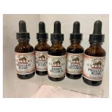 5 Dietary Supplement Bottles