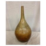 Tall Ceramic Bottle with Narrow Neck