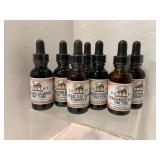 Seven Herbal Tincture Bottles