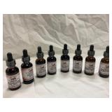 8 Herbal Tincture Bottles