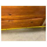 Wooden Platform Bed Frame with Drawers