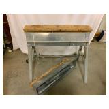 Two Folding Sawhorses