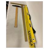 Tools Lot with Stabila Level