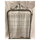 Metal Garden Gate with Scrollwork Detail