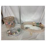 Coastal-Themed Wicker Décor Set