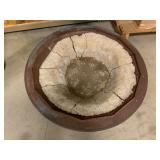 Iron and Cement Fire Pit