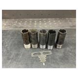 Five Browning Invector Plus 12 Gauge Shotgun Choke