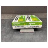 Two Boxes of Remington UMC .30 Super Carry Ammunit