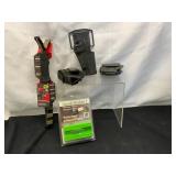 Asst Holsters, Shooting Stick, and Handi-Racker 2