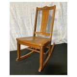 Antique Heywood Brothers & Wakefield Rocking Chair