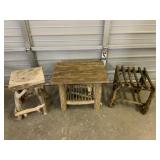 Rustic Wood Furniture Set