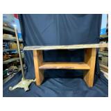 Rustic Live Edge Wood Bench or Table