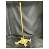 Brass Music Stand with Ornate Base