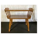 VTG Wooden Small Side Table