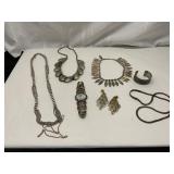 Silver-Tone Jewelry Pieces