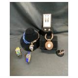 Jewelry and Watches in Blue Tones