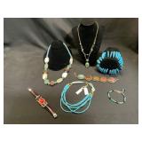 Faux Turquoise Jewelry Pieces