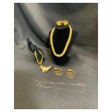 Gold-Tone Jewelry Set