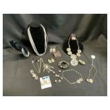 Costume silver toned Jewelry Collection