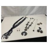 Jewelry Collection with Blue Accents