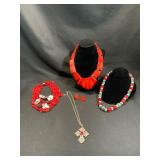 Jay King Sterling Silver Coral Jewelry Set & More