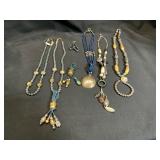 Beaded Necklaces and Earrings