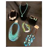 Faux Turquoise Fashion Jewelry Items