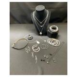 Jewelry With Necklaces and Earrings