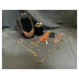 Gold-Toned Costume Jewelry Pieces