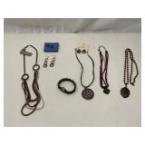 Jewelry Lot with Necklaces and Watch