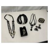 Black Costume Jewelry Pieces