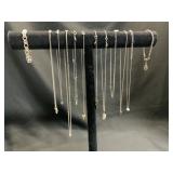 Silver Necklaces and Bracelet