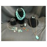Faux Turquoise Jewelry Collection