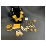 Floral-Themed Costume Jewelry Collection