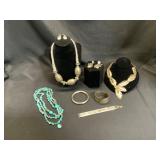 Jewelry Lot with Faux Turquoise