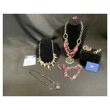 Pink Toned Fashion Jewelry Collection