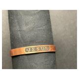 Copper Cuff Bracelet with 