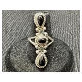 Size 6 Sterling Silver Black Onyx Ring