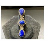 Vintage Navajo Sterling Lapis Ring