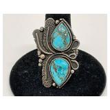 Size 6 Native American Turquoise Ring