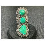Silver and Sonoran Gold Turquoise Ring